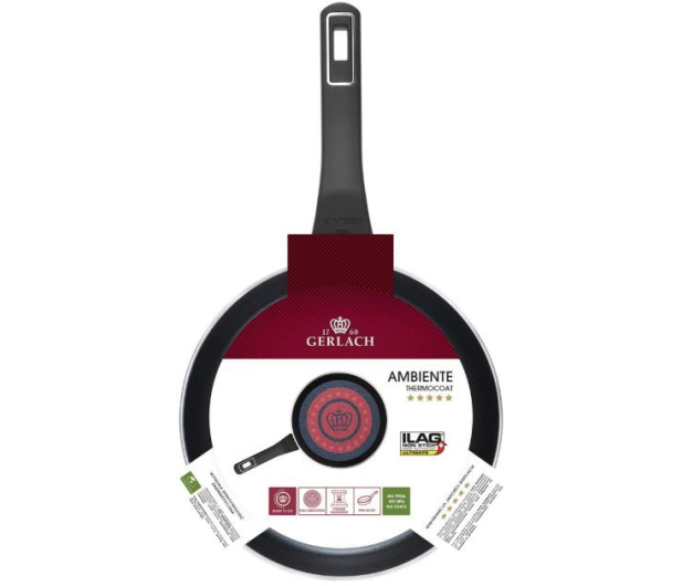 GERLACH Patelnia aluminiowa Ambiente Thermocoat - 24cm - 1416210 - zdjęcie